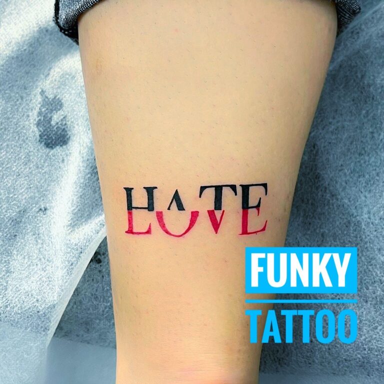 Tatuaj scris fete mana portret arm tattoo trust salon tatuaje si piercing bucuresti