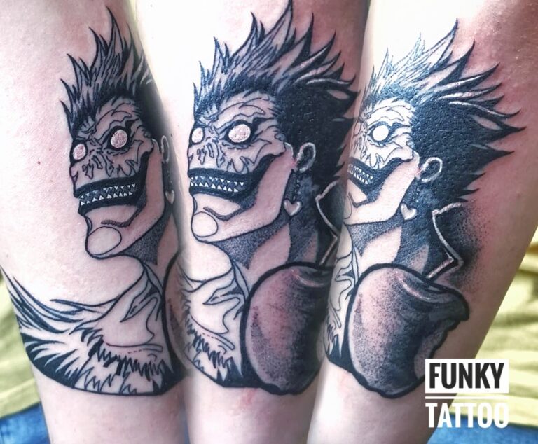 Tatuaj baieti tatuaje portret tatuaj mana tatuaj pe antebrat Salon tatuaje si piercing Funky Tattoo Bucuresti