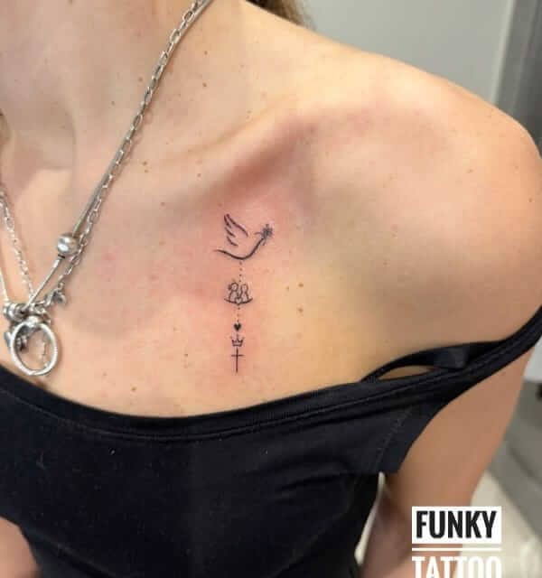 tatuaje mici tatuaje fete tatuaj pe clavicula salon tatuaje